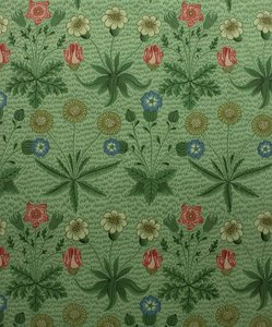 Daisy Marguerite, blokgedrukt behang, 1862 door William Morris Tapestry Works