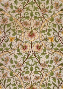 Decoratieve stof, 1876-1890 door William Morris Tapestry Works