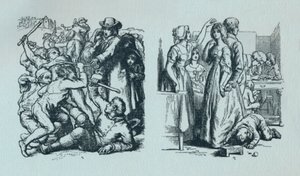 Illustraties bij De dominee van Wakefield Goldsmith, ca. 1800-1860, 1923 door William Mulready