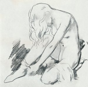 Een figuurstudie door William Newenham Montague Orpen