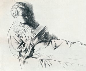 Tekening in sanguine, ca. 20e eeuw 1932