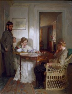 De schaakspelers door William Newenham Montague Orpen