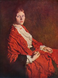 De Rode Sjaal, 1935 door William Newenham Montague Orpen
