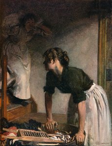 Het washuis, 1905, 1906