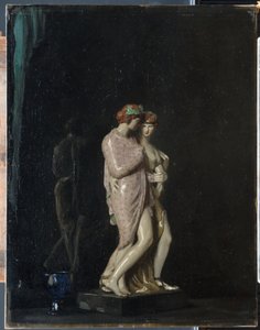 Een Staffordshire-groep door William Nicholson