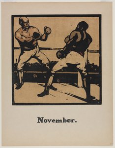 Een Almanak van Twaalf Sporten: Boksen door William Nicholson