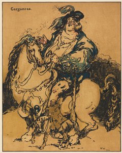 Personages uit de romantiek: Gargantua door William Nicholson