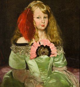 Jennie als Infanta door William Nicholson