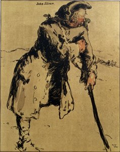John Silver, illustratie uit 