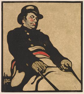 Londense Types: Buschauffeur door William Nicholson