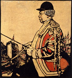 Koetsier van Koningin Victoria door William Nicholson