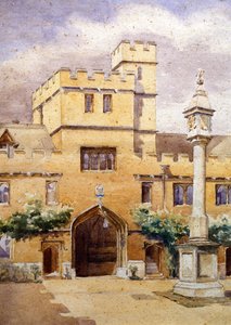 De Voorste Quad, Corpus Christi College, Oxford door William Nicholson