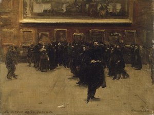 De terugkeer van de Mona Lisa door William Nicholson