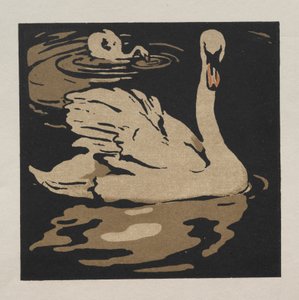 Het Vierkante Boek van Dieren: De Mooie Zwaan door William Nicholson