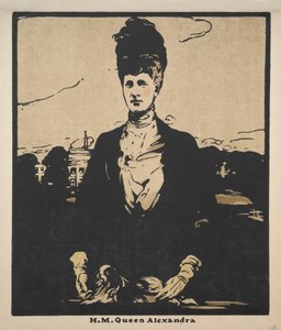 Twaalf Portretten (Tweede Serie): H. M. Koningin Alexandra door William Nicholson