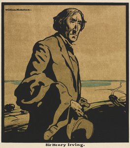 Twaalf portretten: Sir Henry Irving door William Nicholson