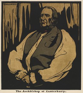 Twaalf portretten: De aartsbisschop van Canterbury door William Nicholson