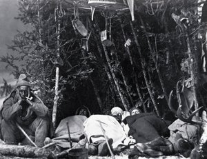 Het leven van de Trapper in Canada, foto door Nottman, circa 1890. door William Notman