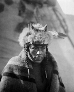 Prairie Indianen, Canada, eind 19e eeuw - Foto door Nottman door William Notman