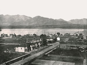 De haven, Vancouver, Canada, 1895 door William Notman and Son