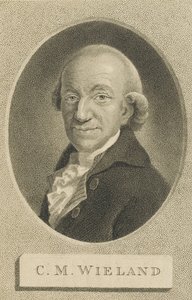 Portret van de dichter en schrijver Christoph Martin Wieland 1733-1813, 1800