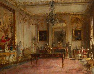 Park Lane interieur door William Orpen