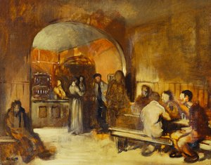 Taveerne Interieur door William Orpen