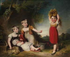 De kleinkinderen van Sir William Heathcote, 3e Baronet door William Owen