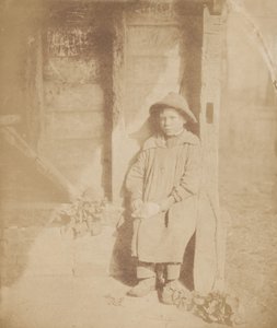 Jongen schilt raap, c. 1854 (foto) door William P Sherlock