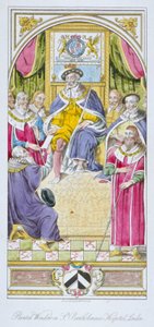 Geschilderd raam in St Bartholomew