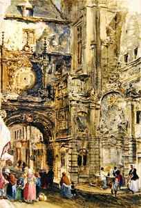 Gros Horloge de Rouen door William Parrott