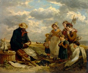 De zwarte scheepsbouwer, ca. 1850 door William Parrott
