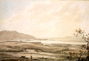Killarney vanaf de heuvels boven Muckross