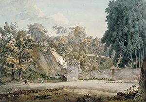 Parkpoort en fontein door William Pars