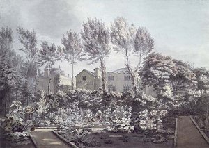 De tuin bij Strawberry Hill, c.1780