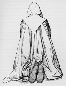 Monnik van de Orde van St. Benedictus, ca. 1897 door William Patten