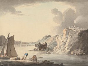 Ingang naar Stonehouse Creek, tussen Plymouth en Dock, Devon