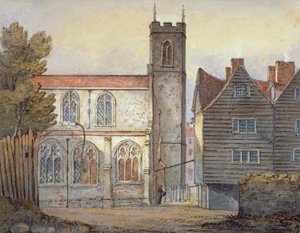 Kerk van St. Katherine bij de Toren, Stepney, Londen, 1815