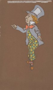 Mad Hatter (kostuumontwerp voor Alice-in-Wonderland, 1915) door William Penhallow Henderson