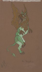 De Griffioen (kostuumontwerp voor Alice-in-Wonderland, 1915)
