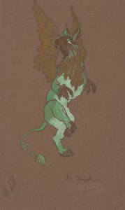 De Gryphon kostuumontwerp voor Alice in Wonderland