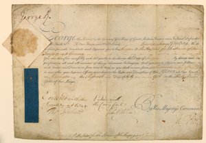 Autorisatie voor de Benoeming van een Militaire Chirurg door William Pitt