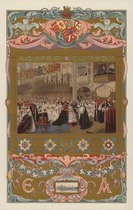 Het huwelijk van de toekomstige koning Edward VII en koningin Alexandra, in St George