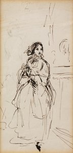 Haastig meisje door William Powell Frith