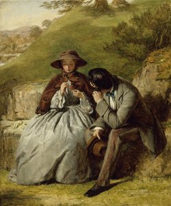 De Geliefden door William Powell Frith