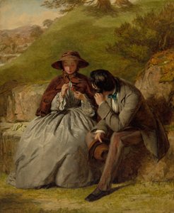 De geliefden door William Powell Frith