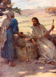De Vrouw bij de Bron van Samaria, Johannes iv, 6, 7