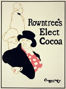 Reproductie van een poster die 