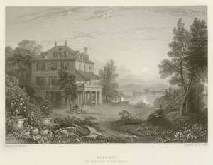 Diodati, de residentie van Lord Byron door William Purser