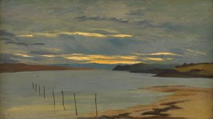 Kust van Dorset door William Pye